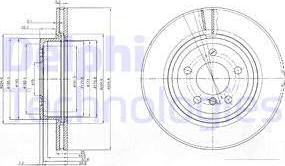 Delphi BG3938 - Тормозной диск unicars.by