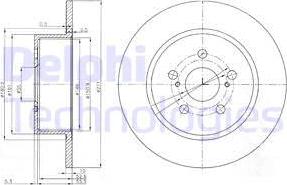 Delphi BG3922 - Тормозной диск unicars.by