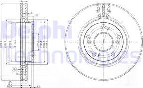 Delphi BG3977 - Тормозной диск unicars.by