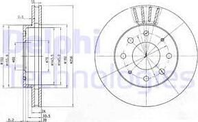 Delphi BG3401 - Тормозной диск unicars.by