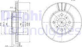 Delphi BG3414 - Тормозной диск unicars.by