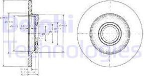 Delphi BG3416 - Тормозной диск unicars.by