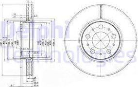 Delphi BG3513 - Тормозной диск unicars.by