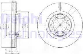 Delphi BG3586 - Тормозной диск unicars.by