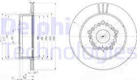 Delphi BG3617 - Тормозной диск unicars.by