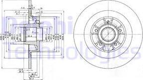 Delphi BG3686 - Тормозной диск unicars.by