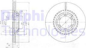 Delphi BG3679 - Тормозной диск unicars.by