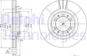 Delphi BG3099 - Тормозной диск unicars.by