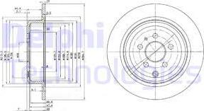 Delphi BG3049 - Тормозной диск unicars.by