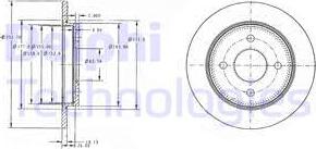 Delphi BG3054 - Тормозной диск unicars.by