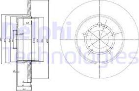 Delphi BG3089 - Тормозной диск unicars.by