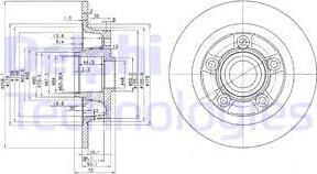 Delphi BG3086 - Тормозной диск unicars.by