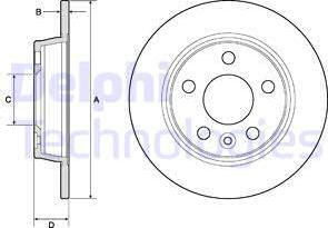 Delphi BG3026 - Тормозной диск unicars.by