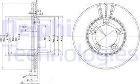 Delphi BG3071 - Тормозной диск unicars.by