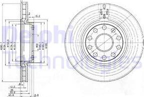 Delphi BG3078 - Тормозной диск unicars.by