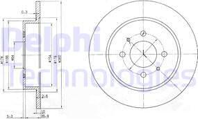 Delphi BG3102 - Тормозной диск unicars.by