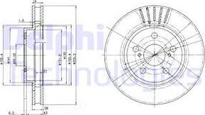 Delphi BG3187 - Тормозной диск unicars.by