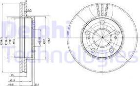 Delphi BG3172 - Тормозной диск unicars.by