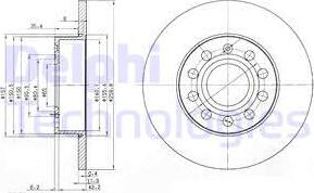 Delphi BG3890 - Тормозной диск unicars.by