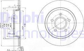 Delphi BG3897C-18B1 - Тормозной диск unicars.by