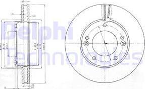 Delphi BG3858 - Тормозной диск unicars.by