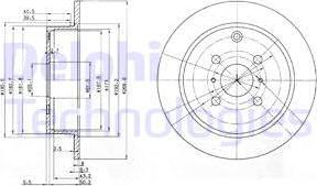 Delphi BG3867 - Тормозной диск unicars.by