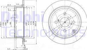 Delphi BG3889 - Тормозной диск unicars.by