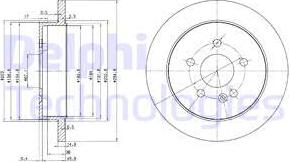 Delphi BG3398 - Тормозной диск unicars.by