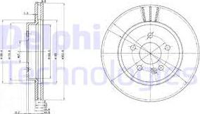 Delphi BG3397 - Тормозной диск unicars.by