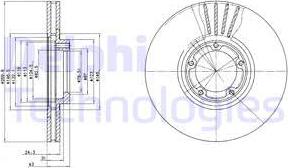 HELLA PAGID 8DD 355 105-641 - Тормозной диск unicars.by