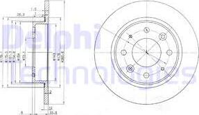 Delphi BG3336 - Тормозной диск unicars.by