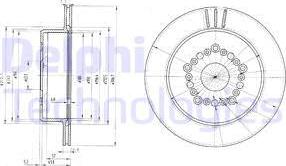 Delphi BG3230 - Тормозной диск unicars.by