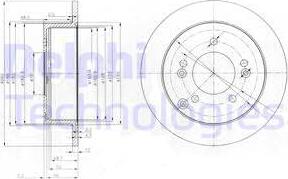 Delphi BG3799 - Тормозной диск unicars.by