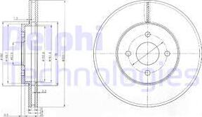 Delphi BG3742 - Тормозной диск unicars.by