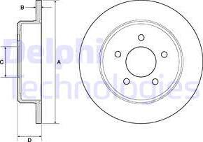 Delphi BG3739 - Тормозной диск unicars.by