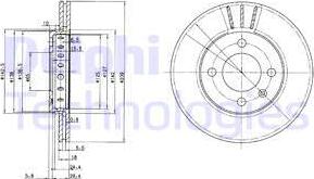 Delphi BG2982C - Тормозной диск unicars.by