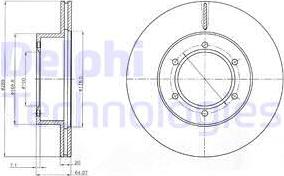 Delphi BG2495 - Тормозной диск unicars.by