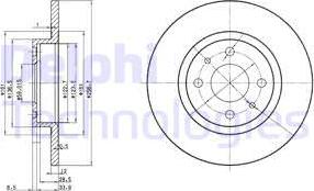 Delphi BG2411 - Тормозной диск unicars.by