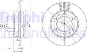 Delphi BG2591 - Тормозной диск unicars.by