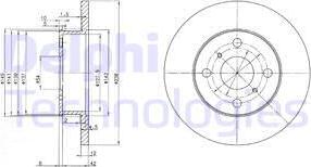 Delphi BG2597 - Тормозной диск unicars.by