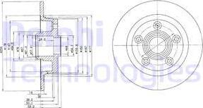 Delphi BG2549 - Тормозной диск unicars.by