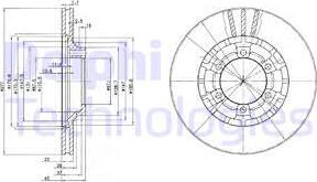 Delphi BG2561 - Тормозной диск unicars.by