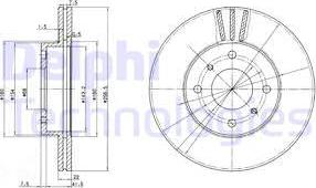 Delphi BG2567 - Тормозной диск unicars.by