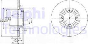 Delphi BG2533 - Тормозной диск unicars.by