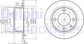 Delphi BG2691 - Тормозной диск unicars.by