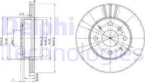 Delphi BG2656 - Тормозной диск unicars.by