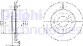 Delphi BG2657 - Тормозной диск unicars.by