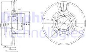 Delphi BG2663 - Тормозной диск unicars.by