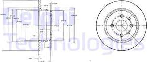 Delphi BG2635 - Тормозной диск unicars.by