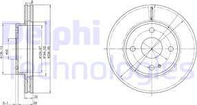 Delphi BG2629 - Тормозной диск unicars.by